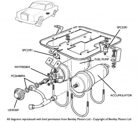 RollsRoyce Bentley Fuel Pump Accumulator  IntroCar