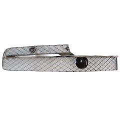 RIGHT HAND BUMPER GRILLE (ACC - chrome mesh & chrome insert) (4W0807648L)