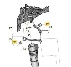 BONDED RUBBER BUSH (4M0407515A-OEM)