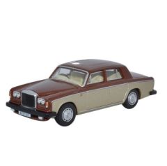 Oxford Diecast Bentley T2 Saloon Nutmeg Silver Sand - 1:76 Scale (76BT2002)