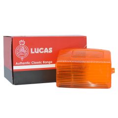 LUCAS RIGHT HAND FRONT SIDELAMP LENS (All amber) (CD6127-L)