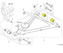 Rear Lower Arm Inner Bush (PD111456PA)