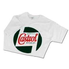 CASTROL CLASSIC OILS WHITE T-SHIRT