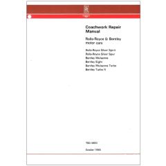 ROLLS-ROYCE SILVER SPIRIT & BENTLEY MULSANNE COACHWORK REPAIR MANUAL (1980-1986) (TSD4600DL)