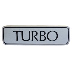 ASSY NAMEPLATE TURBO (UB41747)