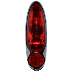 Lucas Rear Lamp Assembly 1955-1962 (Single red lens rear lamp) (US Spec) (UD2294-L)