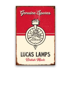 Lucas Flambeau 8x12 Vintage Metal Sign (LCCL2737)