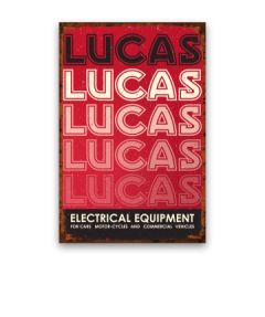 Lucas A2 Vintage Sign (LCCL5217)